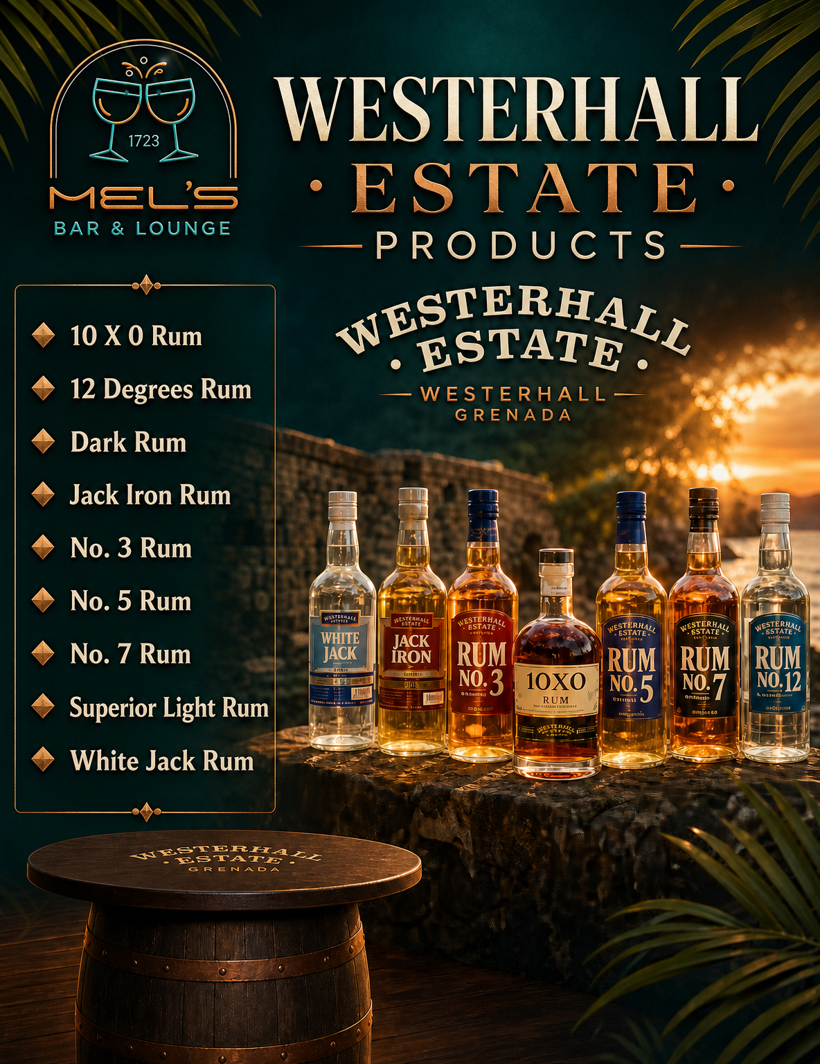 Westerhall Estate Products